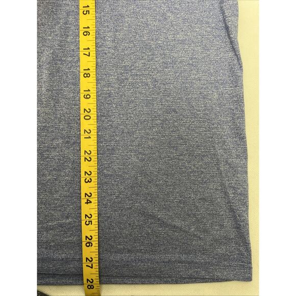 RHOBACK Blitz Tech Tee Heather Blue Performance Short Sleeve T-Shirt Men's XL - Picture 6 of 7